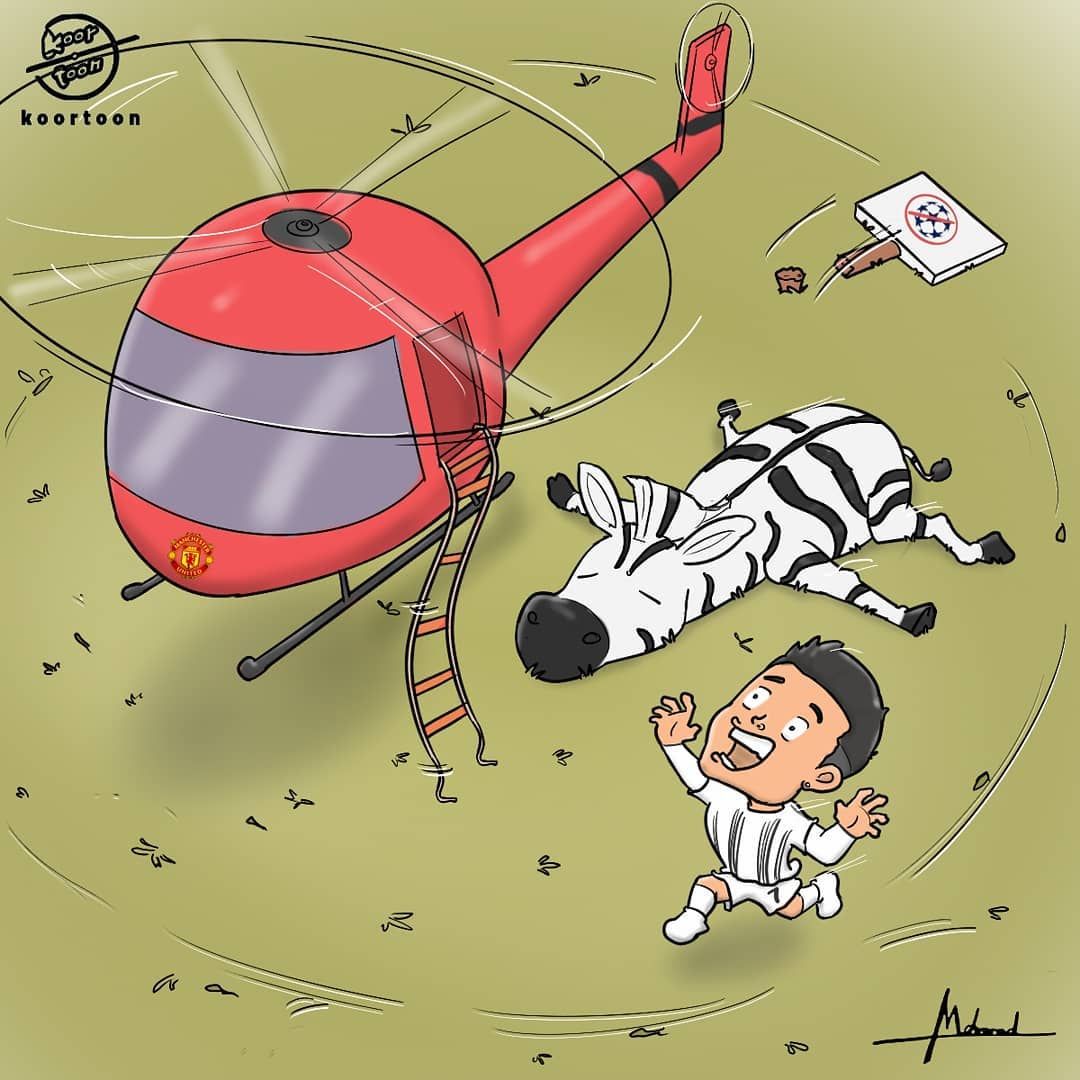 FOTO  Karikatura: Ronaldu MYUga qaytadimi?