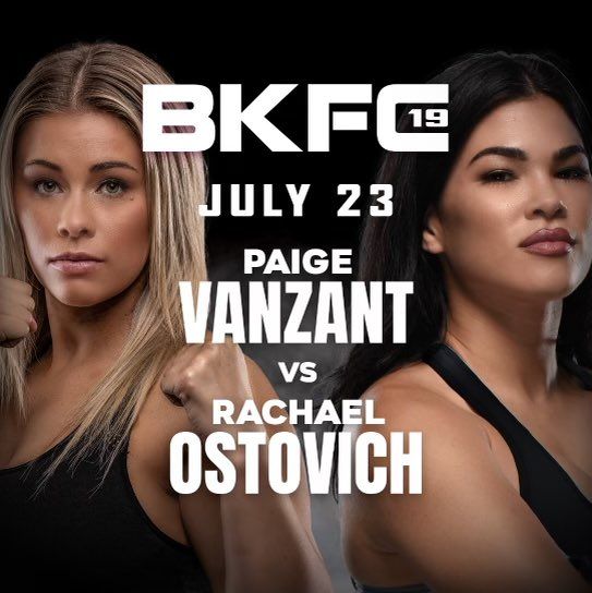 UFC promoushenining sobiq vakilalari, MMA go'zallari - Peyj Vanzant va Reychel Ostovich qo'lqopsiz kechadigan jangda oktagonga ko'tarilishadi.
			