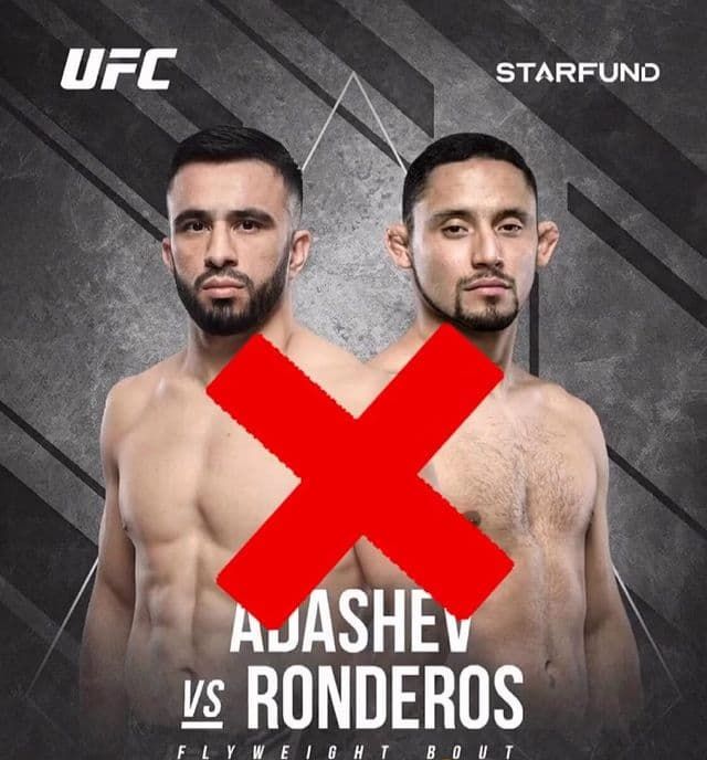 UFC'dagi vakilimiz Zarrux Adashev 31 iyul kuni kolumbiyalik Xuankamilo Ronderosga qarshi oktagonga chiqishi haqida xabar bergan edik. 
			