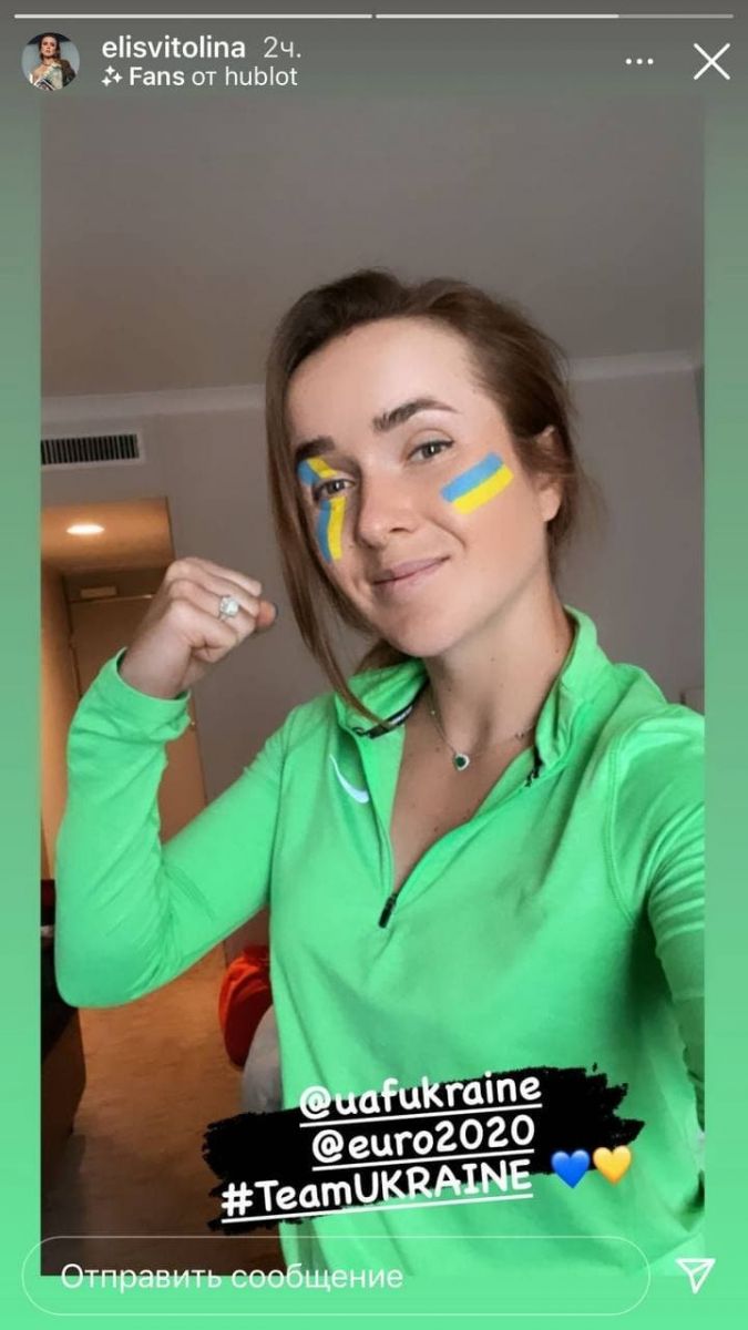 Elina Svitolina Ukraina terma jamoasiga qanday muxlislik qilganini ko'rsatdi + FOTO