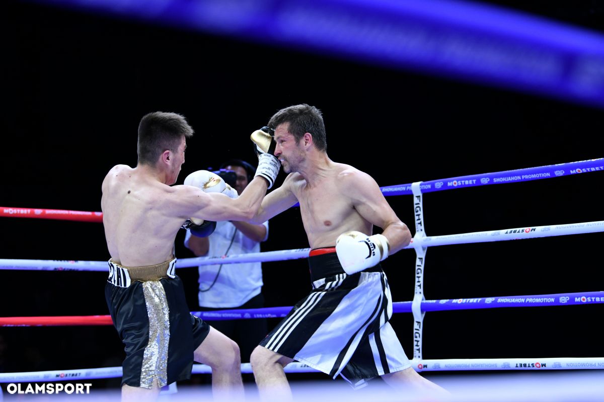 Professional bokschimiz Botirjon Zokirov Toshkent shahridagi boks oqshomida rossiyalik Aleksandr Saltikovni mag'lubiyatga uchratdi.
			