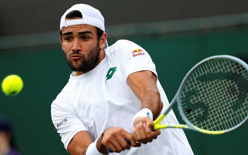 Wimbledon. Matteo Berrettini 1/2 finalda!