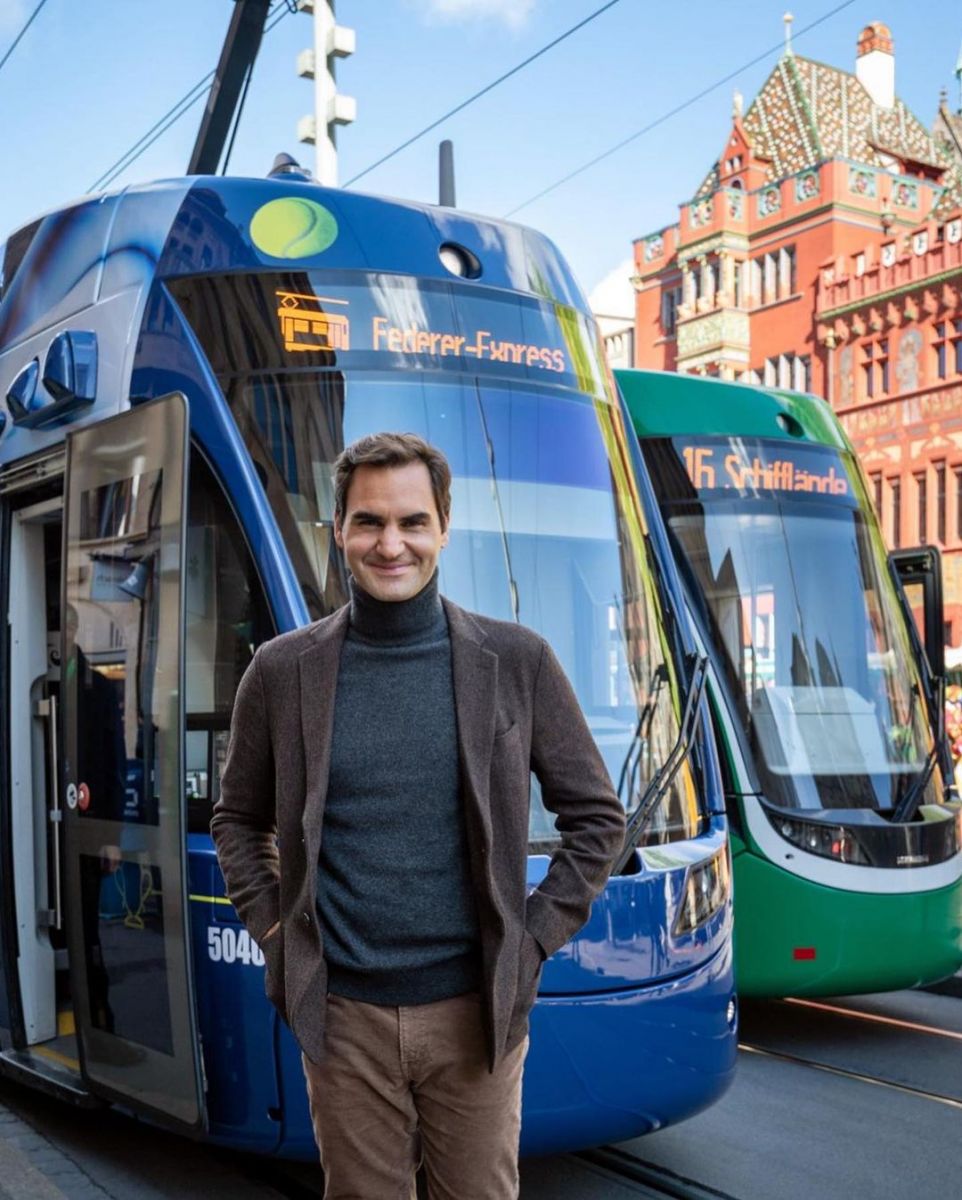 Bazelda Rojer Federer sharafiga tramvay ishga tushirildi + FOTO