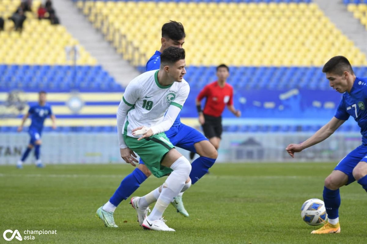 U-23 Osiyo chempionati saralashi doirasidagi Saudiya Arabistoni - O'zbekiston uchrashuvi yakunlandi. 
			