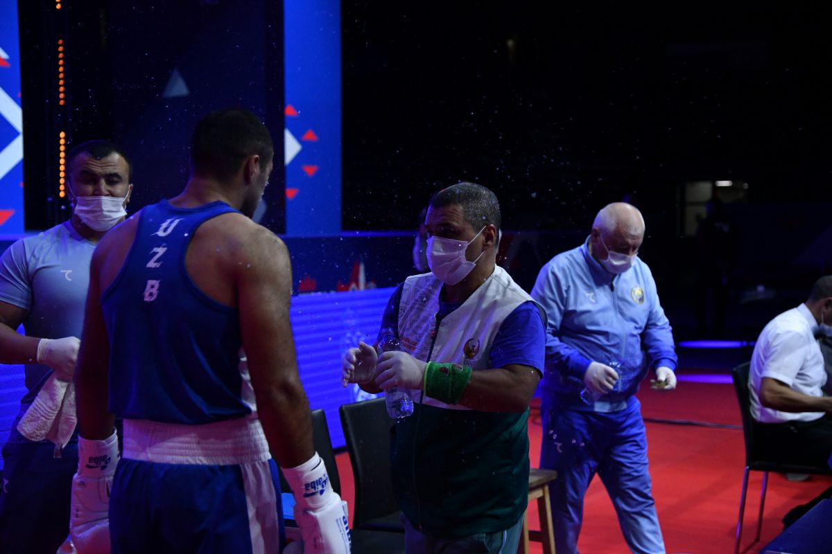 -80 kg vaznli bokschimiz Odiljon Aslonov JCH 1/8 finalida amerikalik raqibga qarshi jang qildi.
			