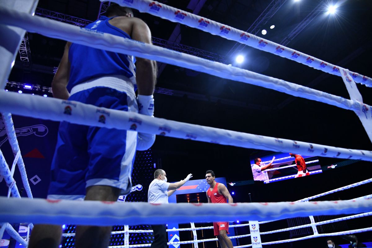 -80 kg vaznli bokschimiz Odiljon Aslonov JCH 1/8 finalida amerikalik raqibga qarshi jang qildi.
			