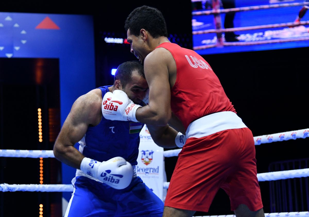 -80 kg vaznli bokschimiz Odiljon Aslonov JCH 1/8 finalida amerikalik raqibga qarshi jang qildi.
			