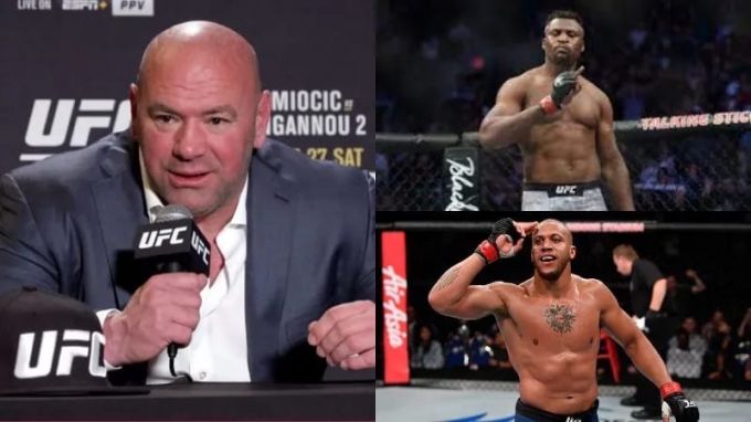 UFC prezidenti Dana Uayt og'ir vazn etakchilari Frensis Ngannu va Siril Gan o'rtasida jang o'tkazilishini xohlardi.
			