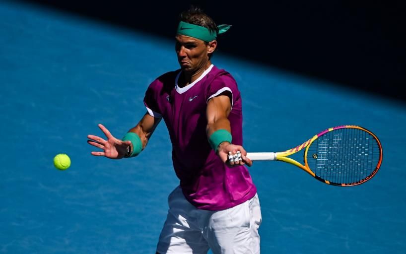 Australian Open. Rafael Nadal nimchorak finalda kortga chiqdi