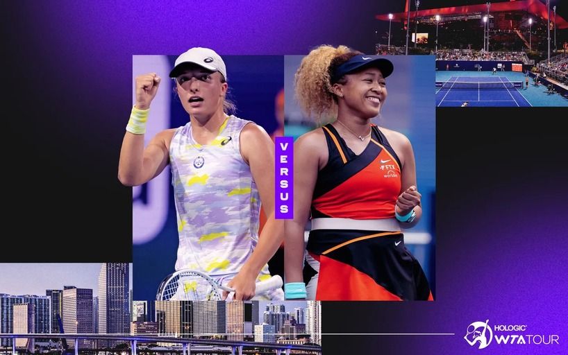 Mayami. Iga Svyontek - Naomi Osaka. Final uchun Prevyu