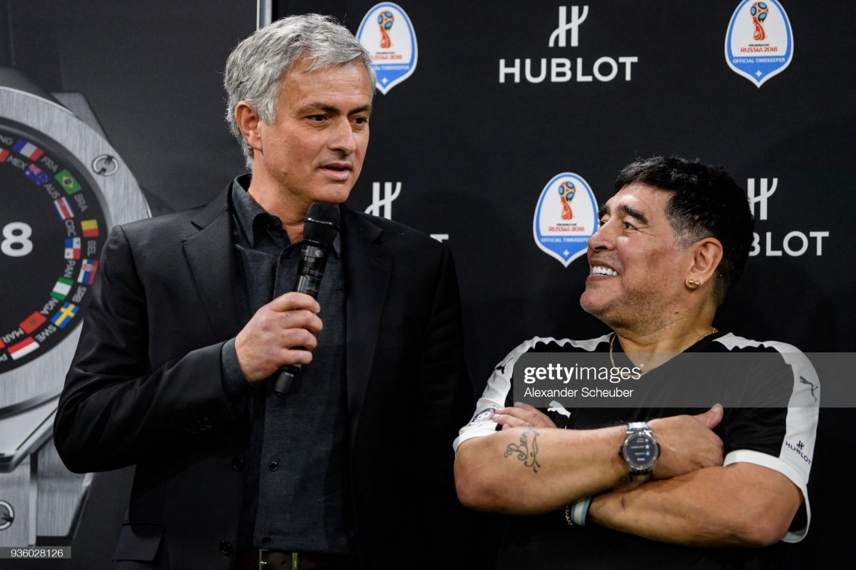 Mourinyu Maradona unga qo'ng'iroq qilganini esladi